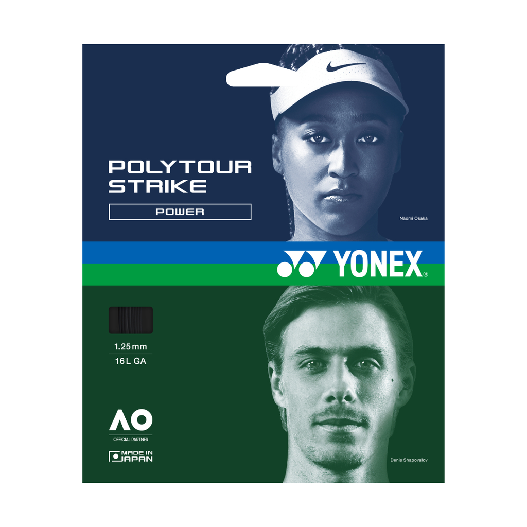 Yonex Poly Tour Strike 1,25mm, schwarz, 12m 